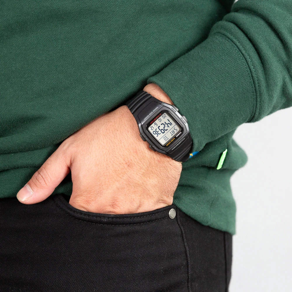 Casio W96H-1B Classic Sports Watch 2 Casio W96H-1B Classic Sports Watch - Image 2