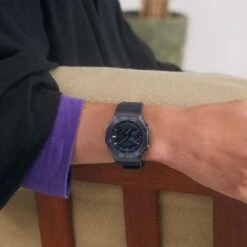 G-Shock GM2100N-2A Blue Metal Covered 'CasiOak' -Fashion Watches Shop 30263096 n