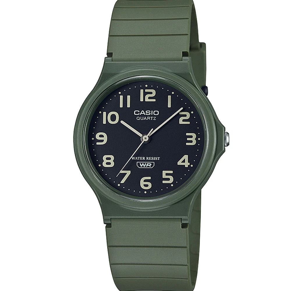 Casio MQ24UC-3B Green Earth Colour Watch 1 Casio MQ24UC-3B Green Earth Colour Watch