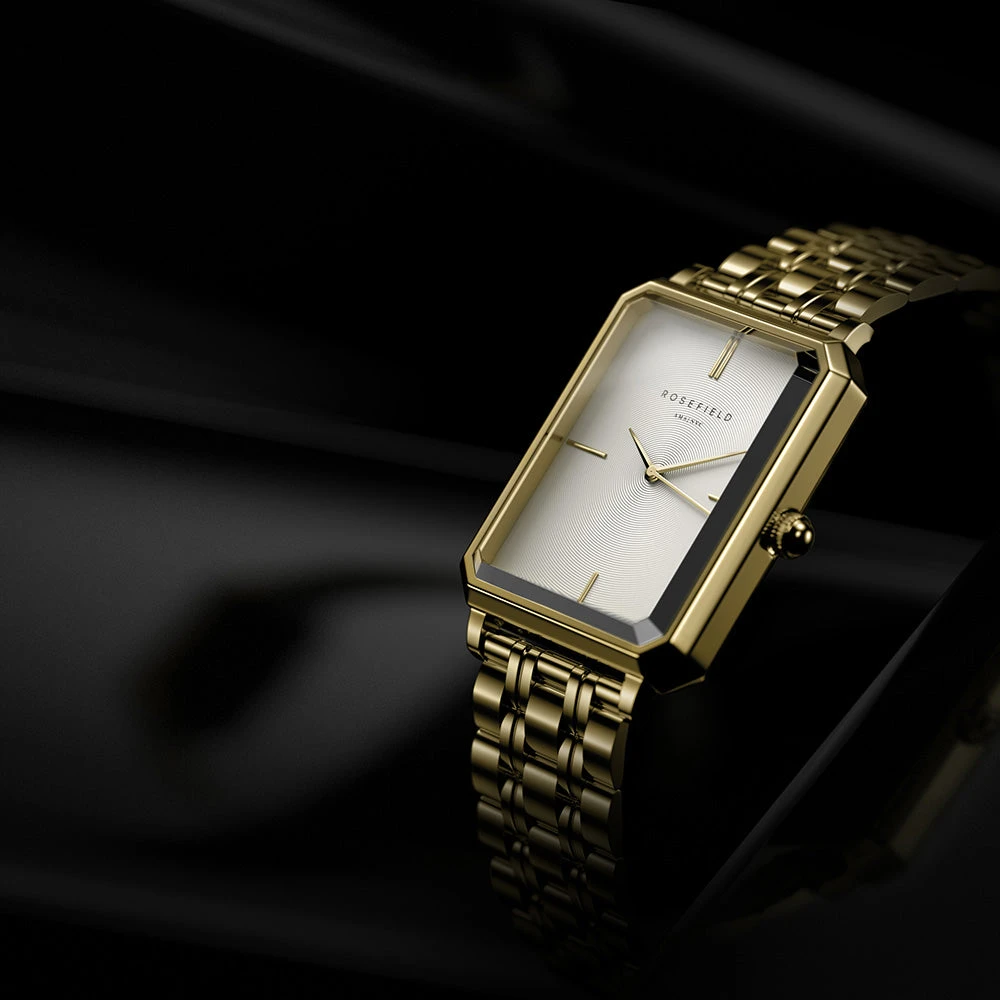 Rosefield OCWSG-O40 Gold Octagon Ladies Watch 6 Rosefield OCWSG-O40 Gold Octagon Ladies Watch - Image 6