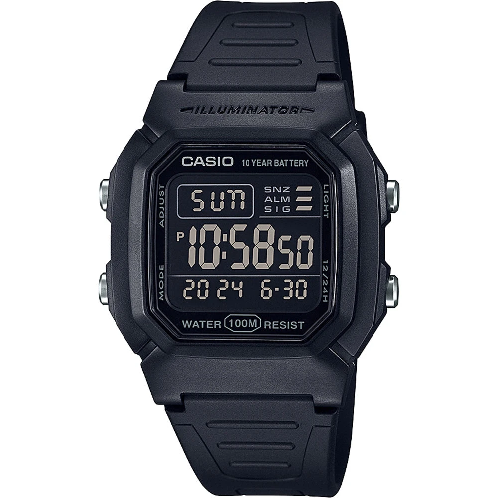 Casio W800H-1B Utility Black Digital Watch 1 Casio W800H-1B Utility Black Digital Watch