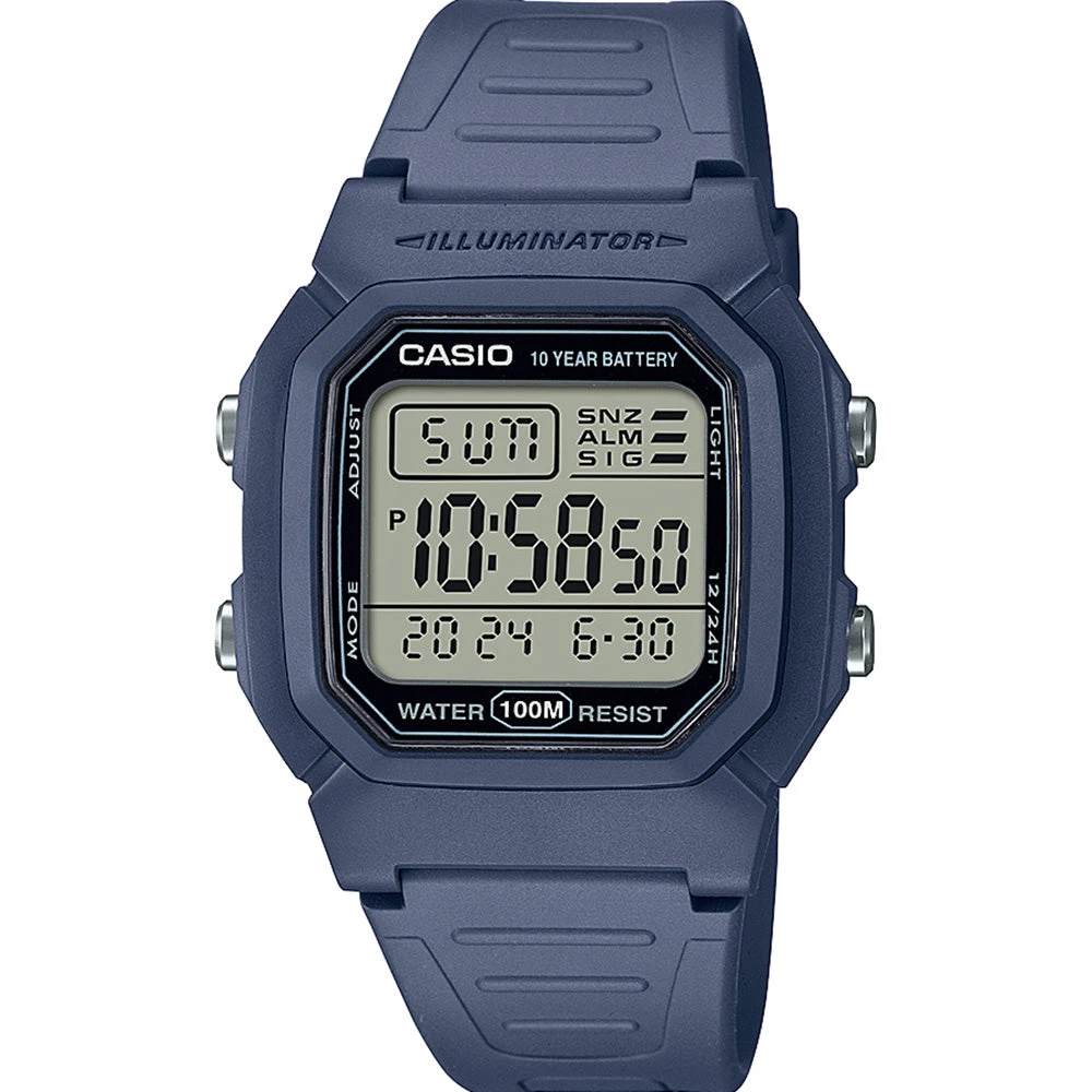 Casio W800H-2A Utility Blue Digital Watch 1 Casio W800H-2A Utility Blue Digital Watch