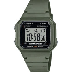 Casio W217H-3A Utility Khaki Green Digital Watch