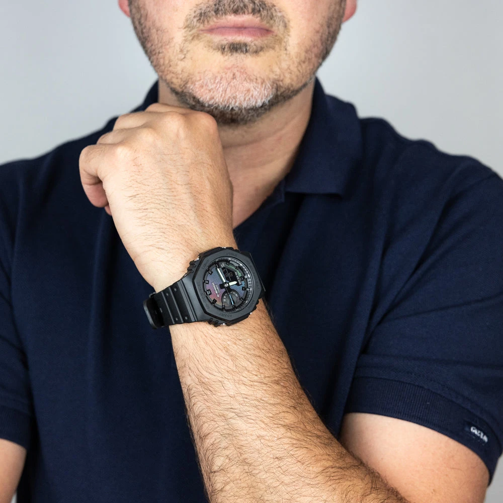 G-Shock GA2100RW-1A Rainbow Brick Wall 4 G-Shock GA2100RW-1A Rainbow Brick Wall - Image 4