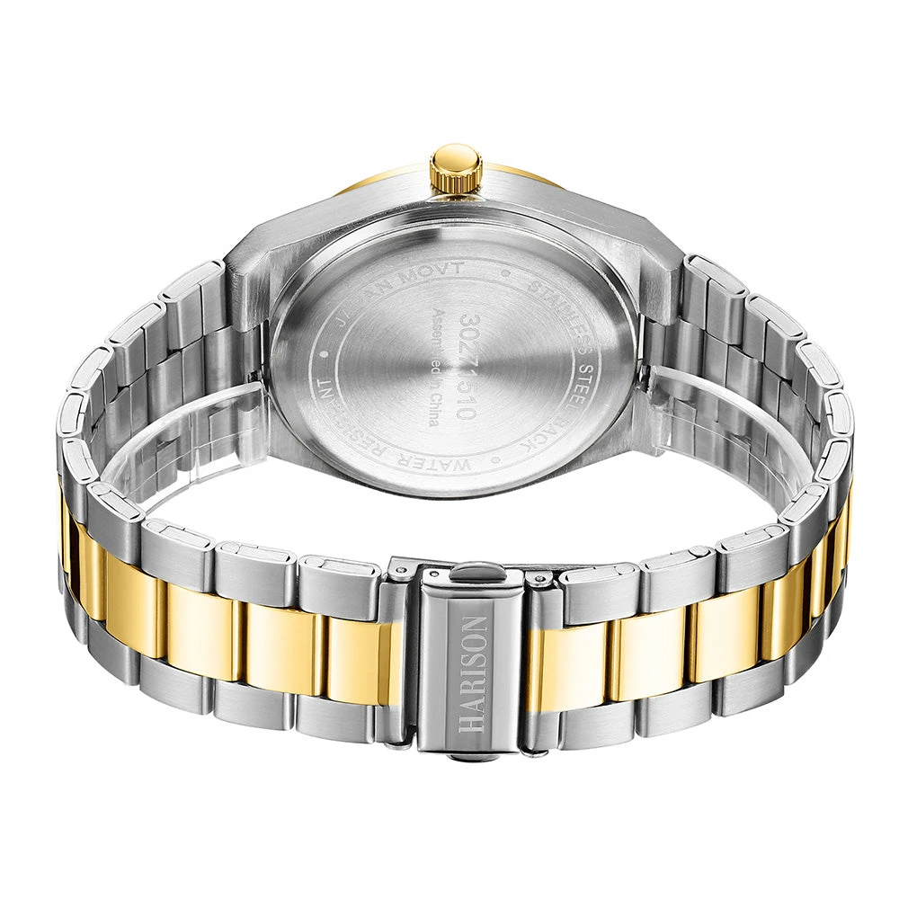 Harison Ares XM573-4 42mm Two-Tone Stainless Steel Watch 3 Harison Ares XM573-4 42mm Two-Tone Stainless Steel Watch - Image 3